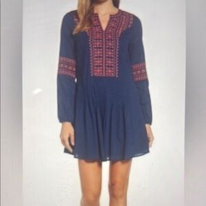 Vineyard Vines Embroidered Pintuck Dress/ Cover Up
